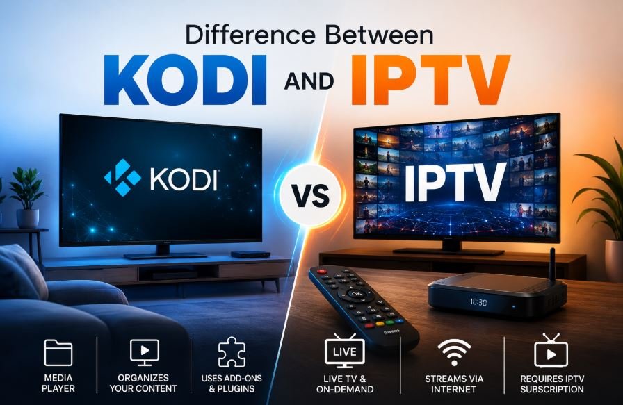 Difference Between Kodi and IPTV