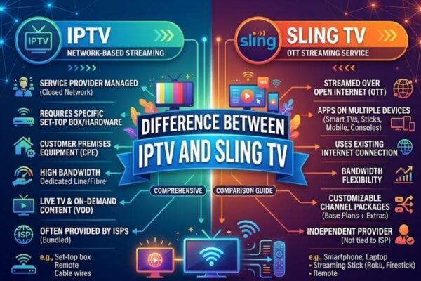 IPTV VS Sling TV