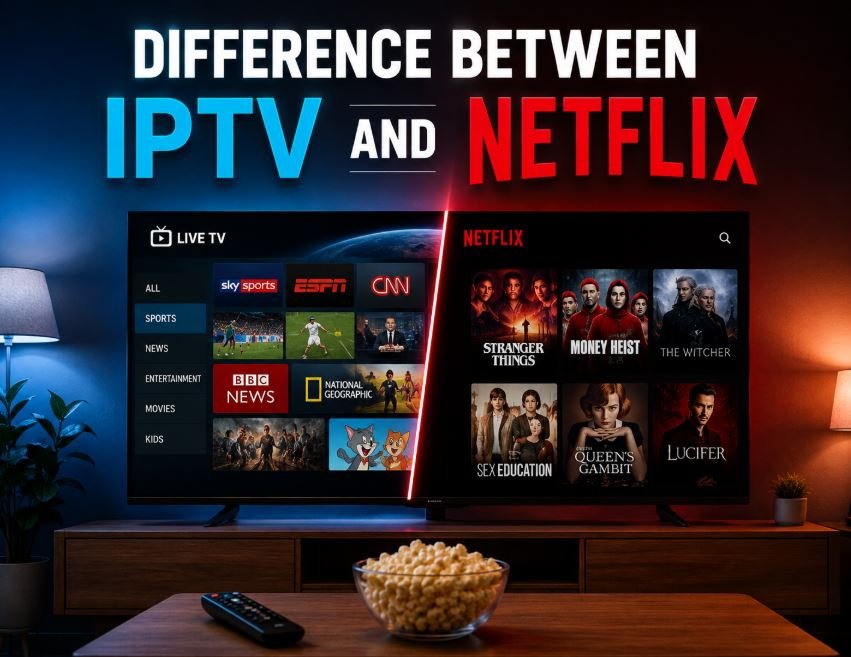 Difference Between IPTV and Netflix