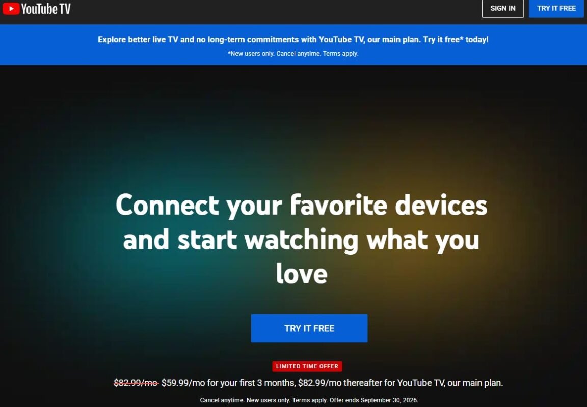 Youtube TV